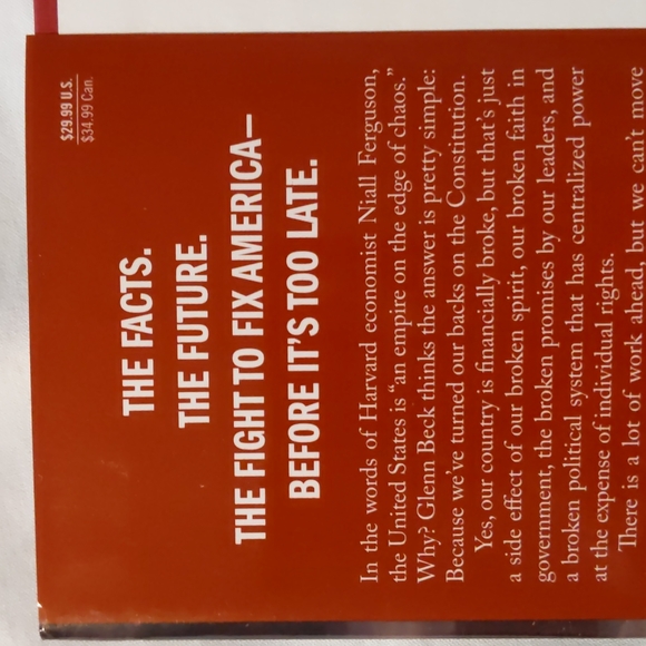 Glenn Beck, Broke, Hardback Book - Picture 3 of 5